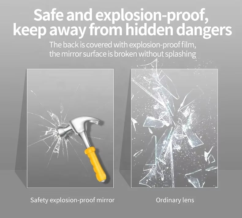 Full Length Arched Mirror 180x80cm - Freestanding Floor Mirror - Black Frame