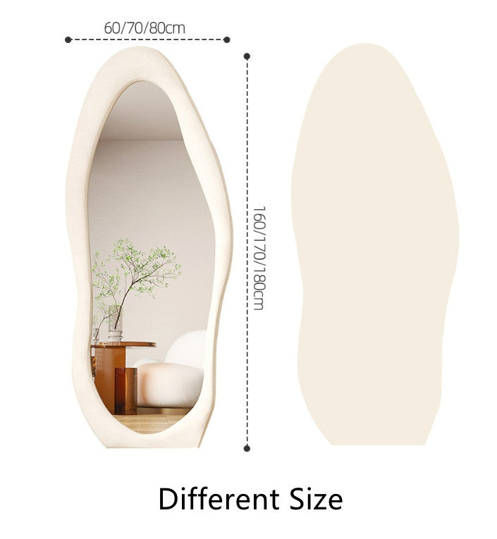 Flannel Mirror Off-White Full Length 170cm x 70cm